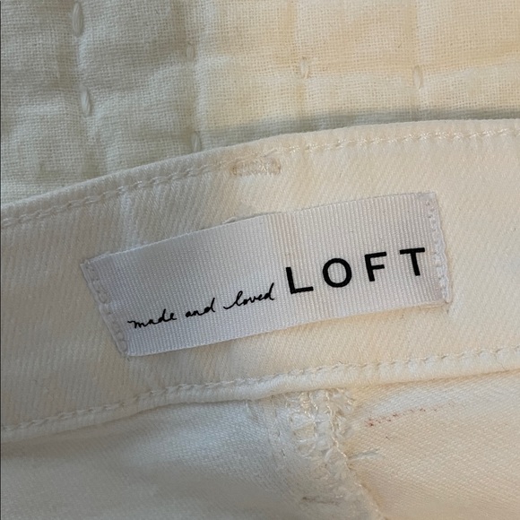 LOFT Women's Skinny Jeans in white - Picture 2 of 7